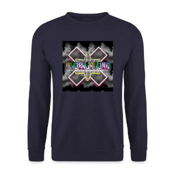 UNDERGROUND - Image - 2023 - Unisex Sweatshirt - navy - Front - Alina (178cm) & Michal (187cm)