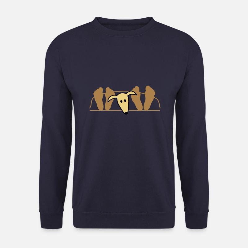 Galgo au lit - Sweat-shirt Unisexe - marine