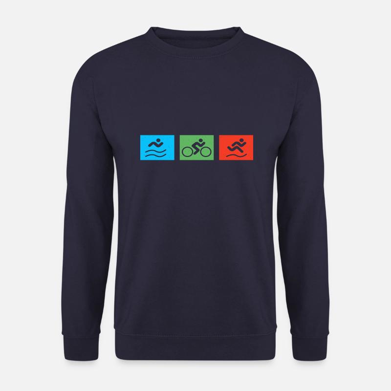 Triathlet - Triathlon Zeichen - Unisex Pullover - Navy