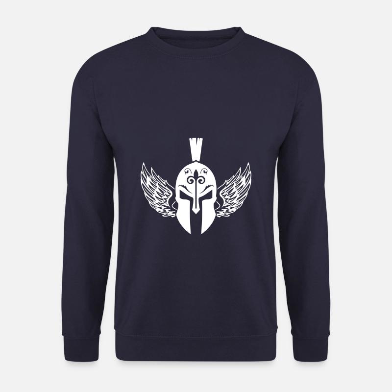 helmet spartan warrior - Unisex Sweatshirt - navy