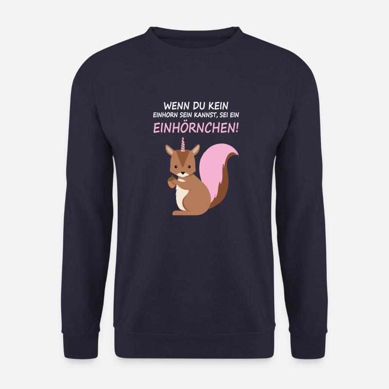 Eichhörnchen Shirt · Einhörnchen · Trend Geschenk - Unisex Pullover - Navy