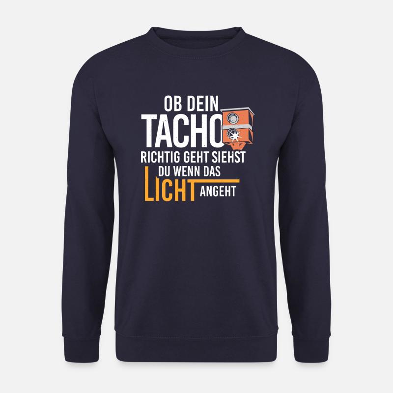 Blitzer bei defekten Tacho - Lustig - Unisex Pullover - Navy