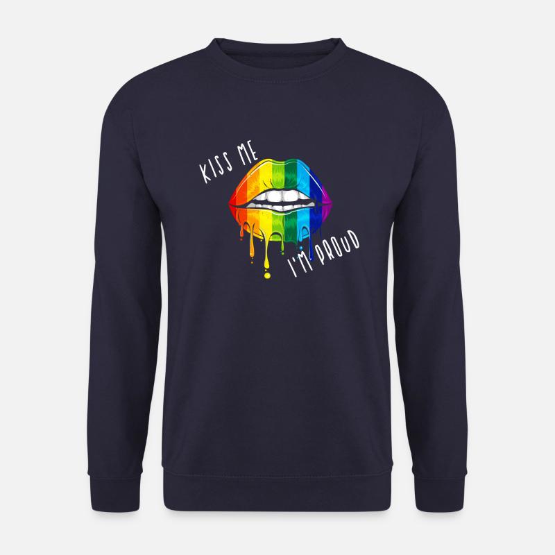 Kiss me - Unisex Pullover - Navy