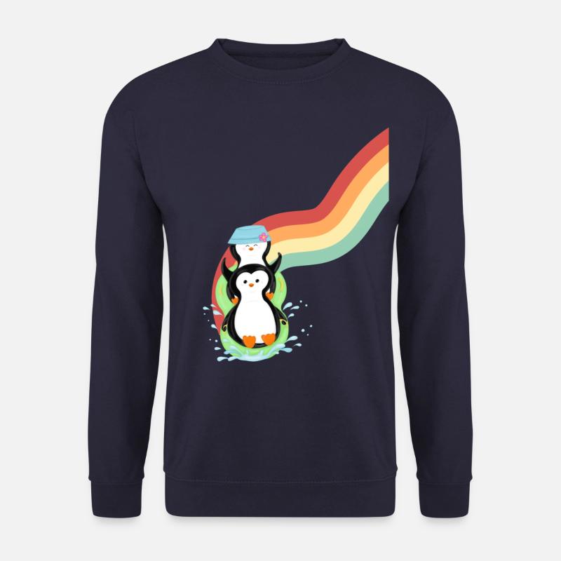 Pinguine Slide - Unisex Pullover - Navy
