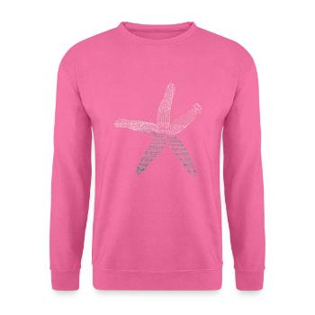 étoile de mer - Sweat-shirt Unisexe - rose - Devant