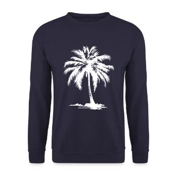 Symbole de Palm Island - Sweat-shirt Unisexe - marine - Devant - Alina (178cm) & Michal (187cm)