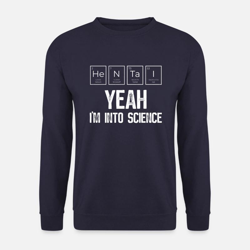 Hentai Wissenschaft - Anime Manga Elemente - Unisex Pullover - Navy