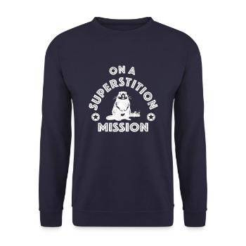 En mission de superstition avec Marmot - Sweat-shirt Unisexe - marine - Devant - Alina (178cm) & Michal (187cm)