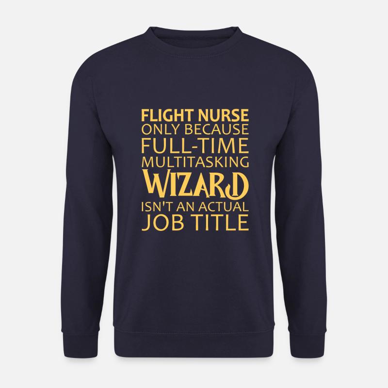 Flight Nurse Wizard Air Rescue - Unisex Sweatshirt - navy