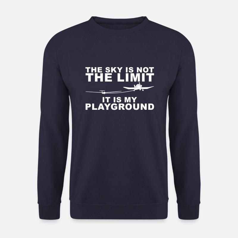 spielplatz Segelflieger Segelflugzeug gleiten - Unisex Pullover - Navy