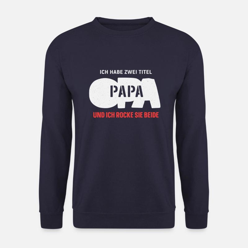 Bester Opa & Papa - Unisex Pullover - Navy