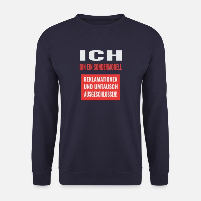Spruch Reklamation Humor Witz Geschenk - Unisex Pullover - Navy