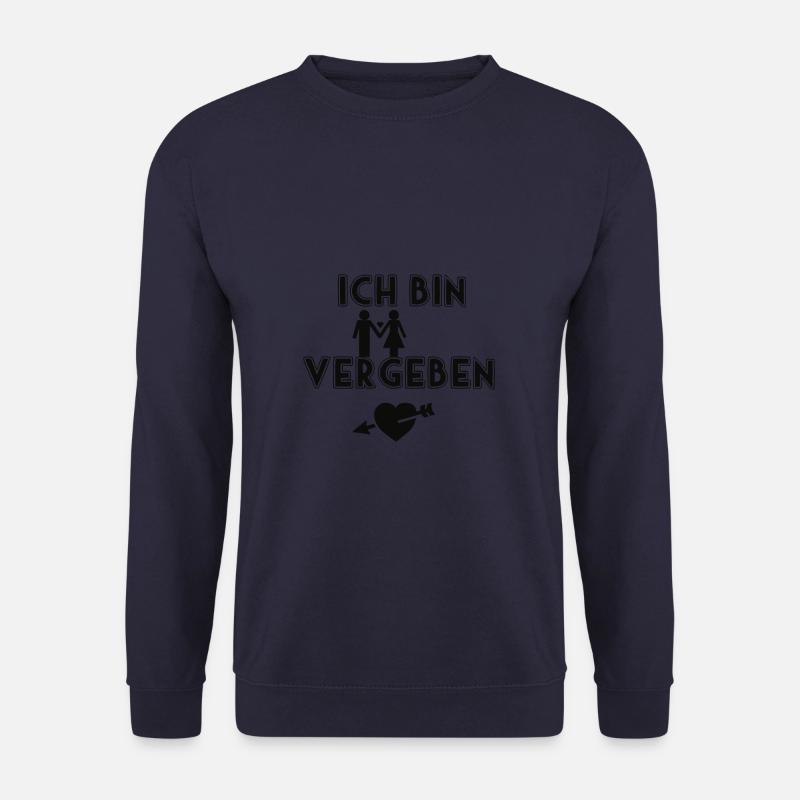 Ich bin vergeben - Unisex Pullover - Navy