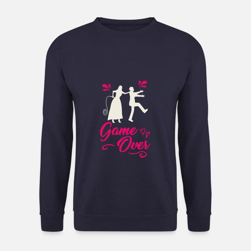 Wedding, Ehepaar, Liebe, Geschenk - Unisex Pullover - Navy