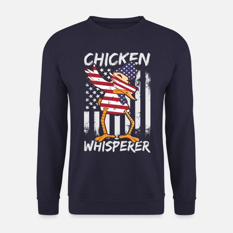 Hühnerflüsterer Chicken Whisperer - Unisex Sweatshirt - navy