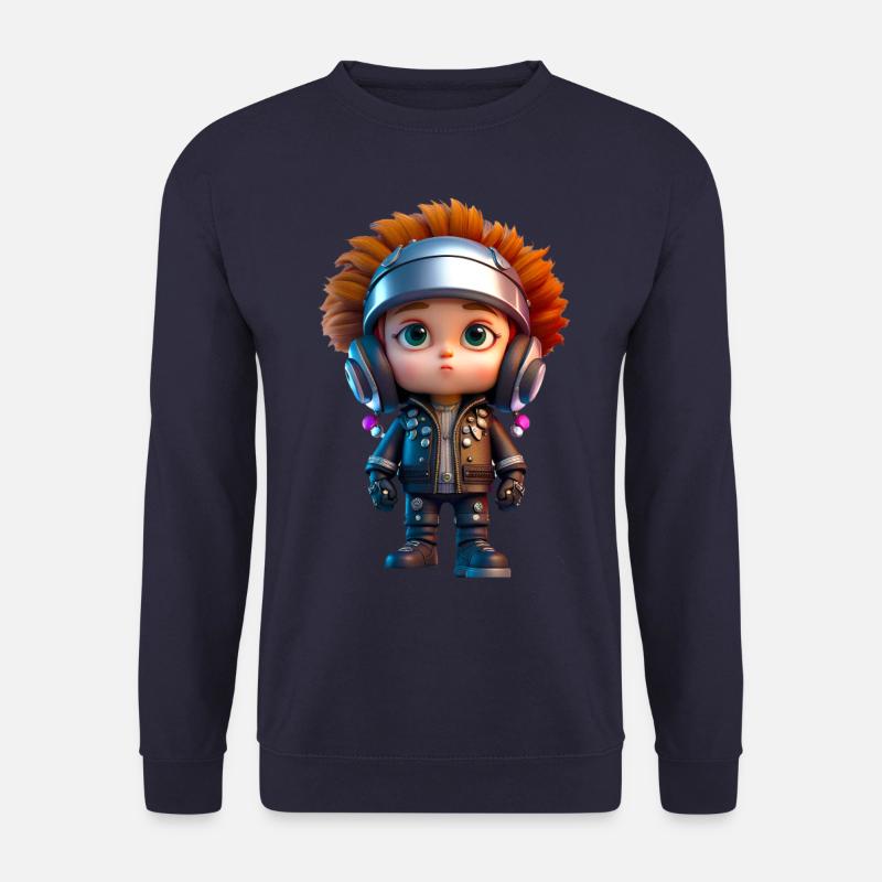 Little Biker - Unisex Pullover - Navy