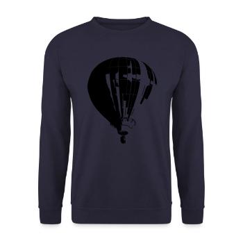Ballon - Sweat-shirt Unisexe - marine - Devant - Alina (178cm) & Michal (187cm)