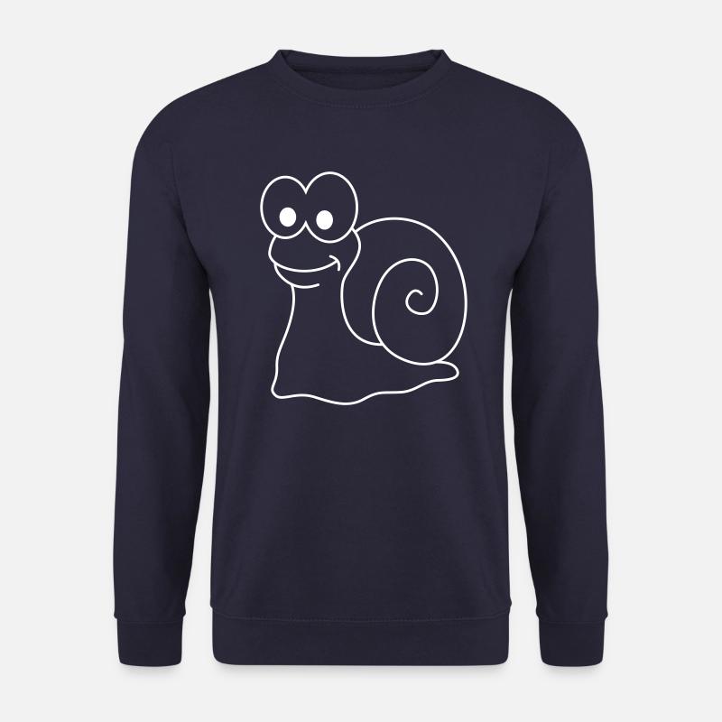 Escargot Comic Animal - Sweat-shirt Unisexe - marine