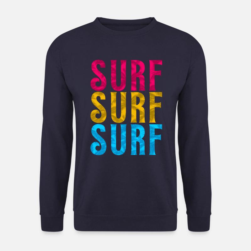 SURF SURF SURF - Unisex Pullover - Navy