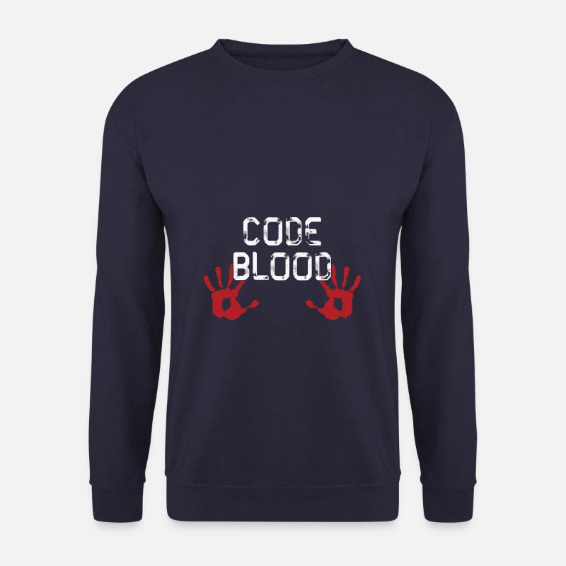 Code Blood ProgramHands - Unisex Sweatshirt - navy