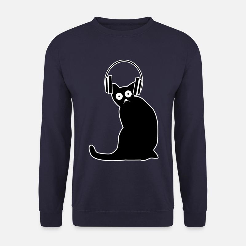 Cat Gaming Headset - Unisex Sweatshirt - navy