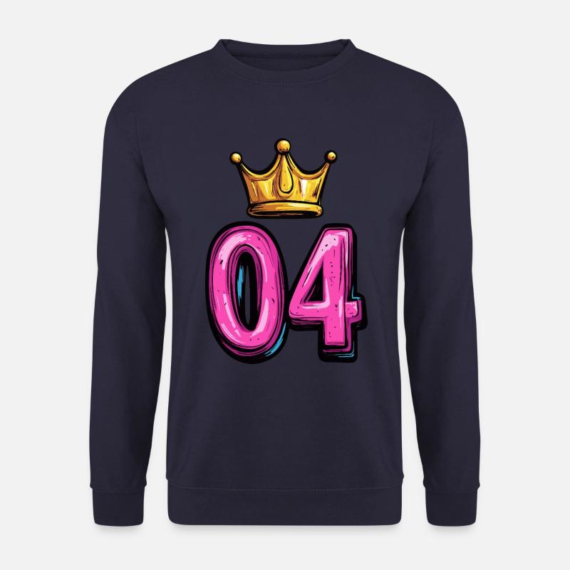 4 Number Crown - Unisex Sweatshirt - navy