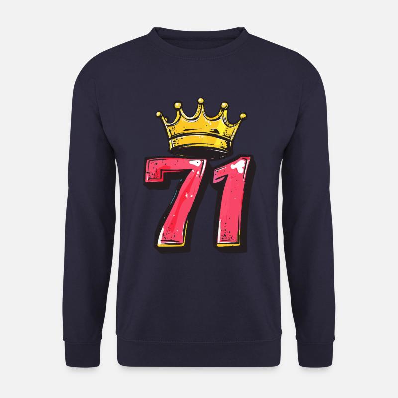 71 Zahl Krone - Unisex Pullover - Navy