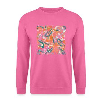 ORGANISCHE FORMEN - Unisex Pullover - Pink - Vorne
