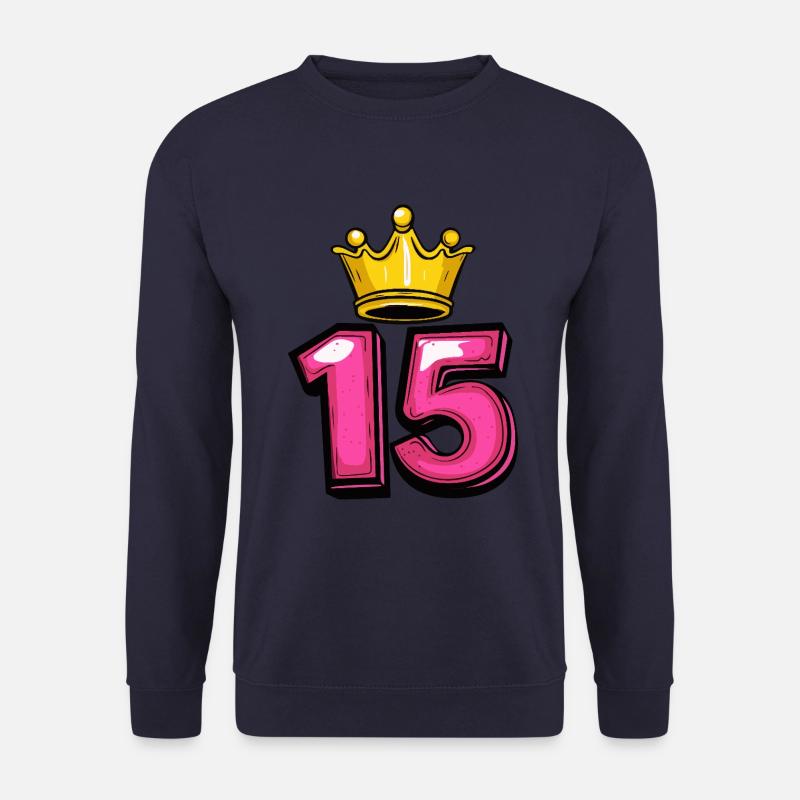 15 Number Crown - Unisex Sweatshirt - navy