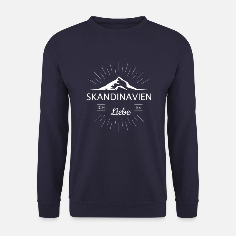 SKANDINAVIEN | Ich Liebe Es GESCHENKIDEE - Unisex Pullover - Navy
