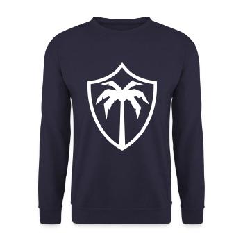 Armoiries du symbole de Palm Island - Sweat-shirt Unisexe - marine - Devant - Alina (178cm) & Michal (187cm)