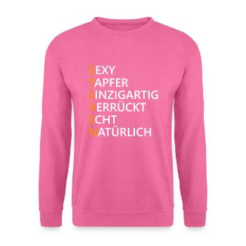 Steven Name Geschenk - Unisex Pullover - Pink - Vorne