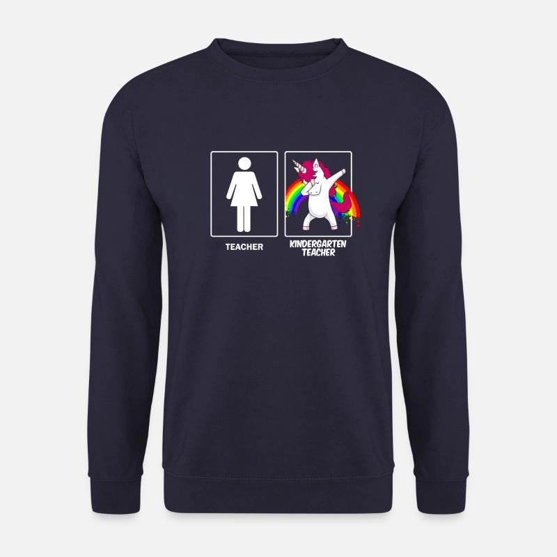 Teacher / Kindergarten Teacher Erzieherin Einhorn - Unisex Pullover - Navy