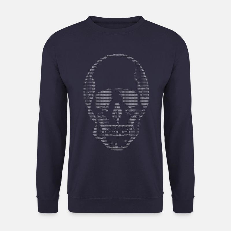 Code ASCII (Skull-One-Edition) - Sweat-shirt Unisexe - marine