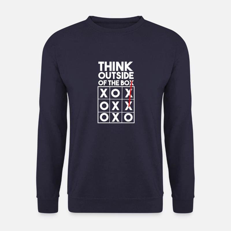 Think outside of the box - Unisex Sweatshirt - navy
