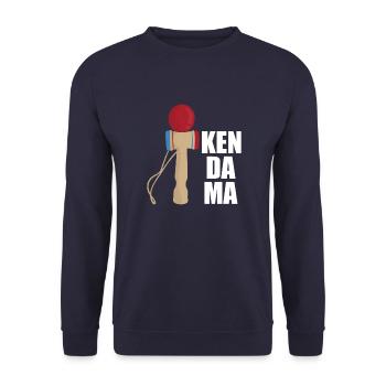 Kendama - Unisex Pullover - Navy - Vorne - Alina (178cm) & Michal (187cm)