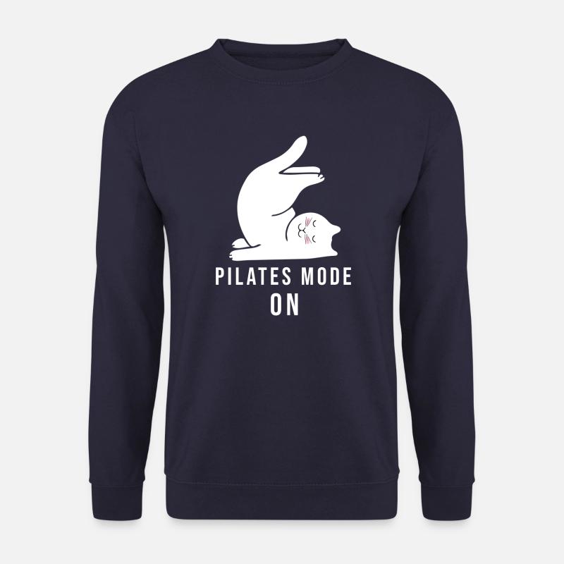 Pilates mode on - Unisex Sweatshirt - navy