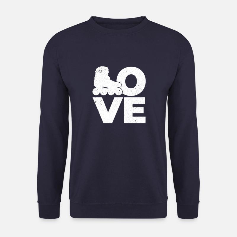 L'amour du roller - Sweat-shirt Unisexe - marine
