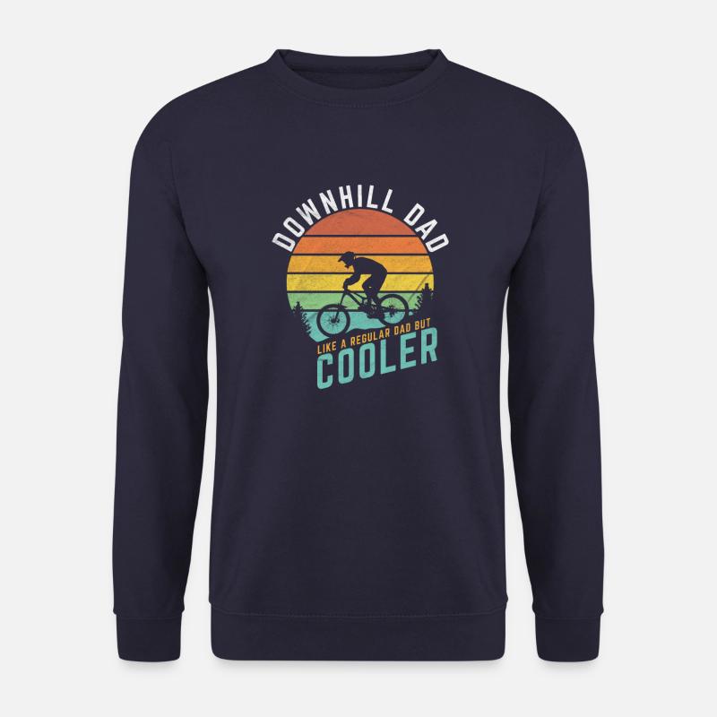 Downhill Dad - Unisex Pullover - Navy