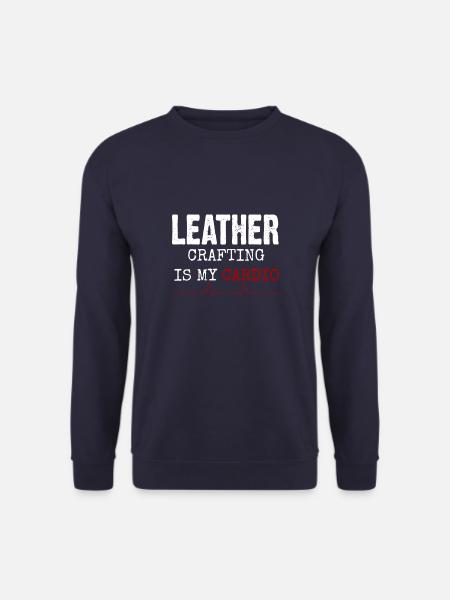 Leather craft - Unisex Sweatshirt - navy