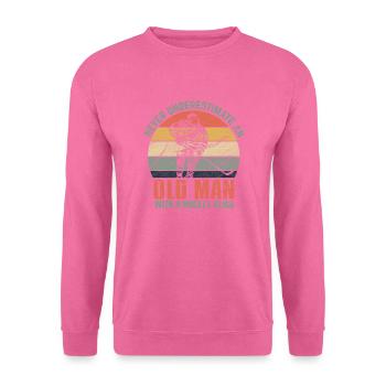 Joueur de hockey sur glace - Sweat-shirt Unisexe - rose - Devant