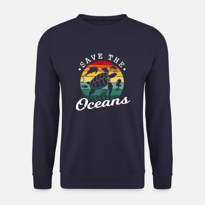 Rettet die Ozeane - Unisex Pullover - Navy