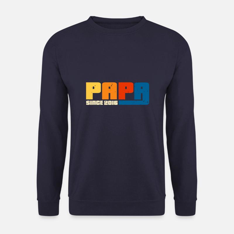 Papa seit 2016 - Unisex Pullover - Navy