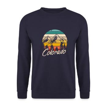 Colorado - Unisex Pullover - Navy - Vorne - Alina (178cm) & Michal (187cm)