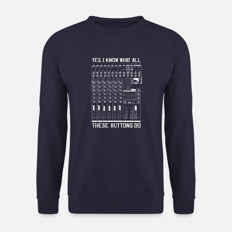 Know these buttons - Unisex Sweatshirt - navy
