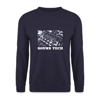 Sound engineering - Unisex Sweatshirt - navy - Front - Alina (178cm) & Michal (187cm)