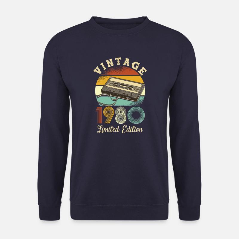 Vintage 1980 - Unisex Pullover - Navy