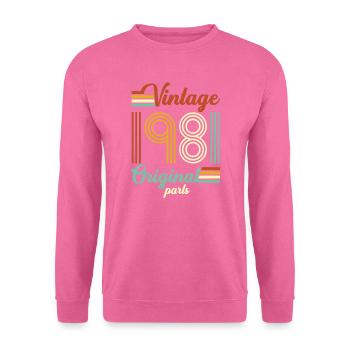 Vintage 1981 Original - Unisex Pullover - Pink - Vorne