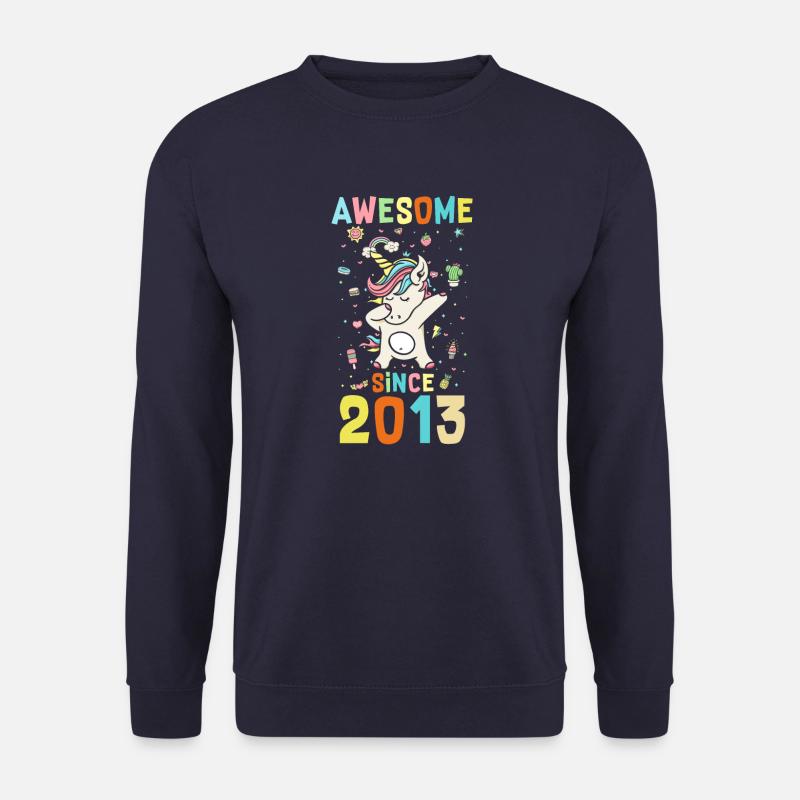 Awesome Since 2013 - Unisex Pullover - Navy