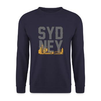 Australia Sydney - Unisex Pullover - Navy - Vorne - Alina (178cm) & Michal (187cm)